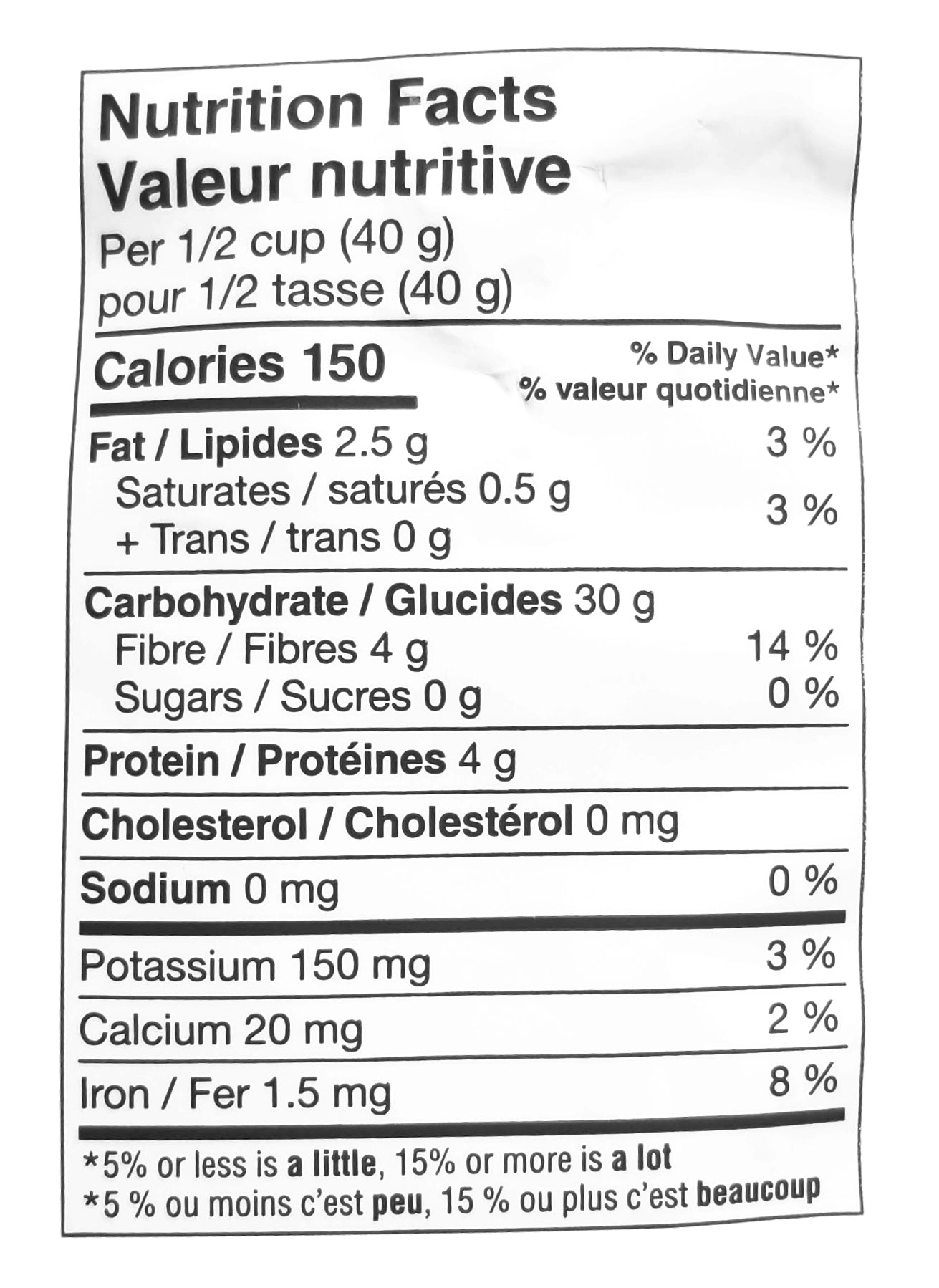 President's Choice Organics Quick Oats, 1kg/2.2 lbs. Bag